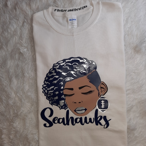 Custom Design Seattle Seahawks Shirts - Picture 3 of 4